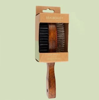 Double Sided Wooden Hair Brush (798)